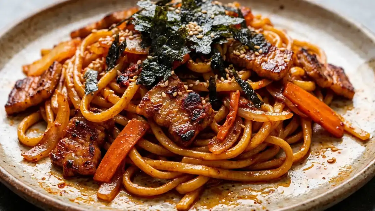 キムチヤンニョム焼きそば