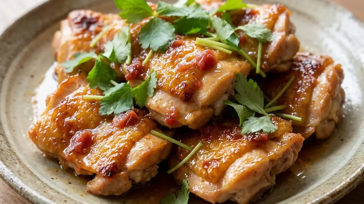 鶏もも肉の梅煮