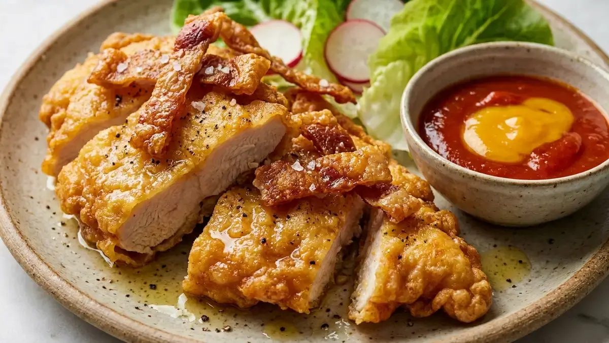 鶏むね肉の黄金焼き