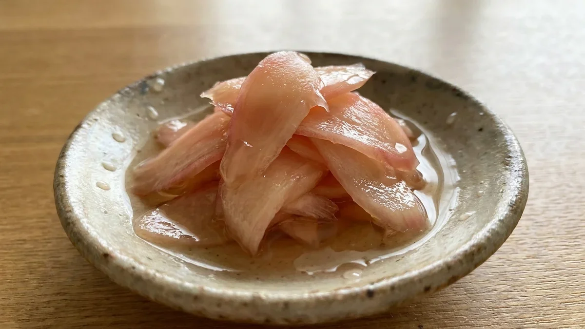 新しょうがの甘酢漬け