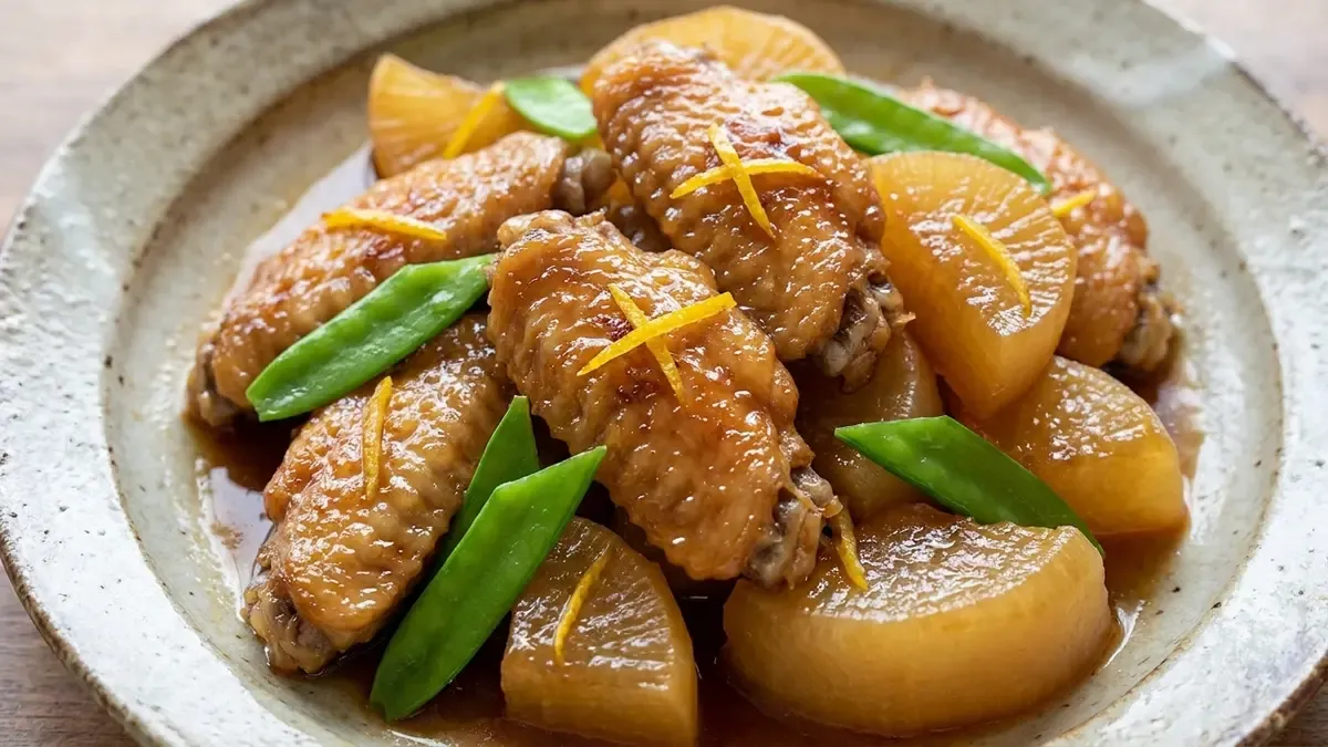 鶏手羽大根の煮物