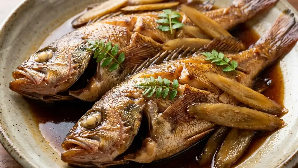 新ごぼうとめばるのサッと煮