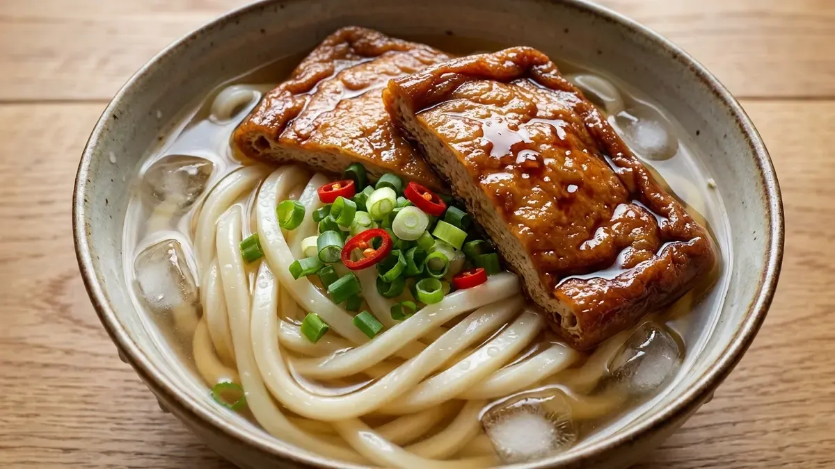 冷やし甘ぎつねうどん
