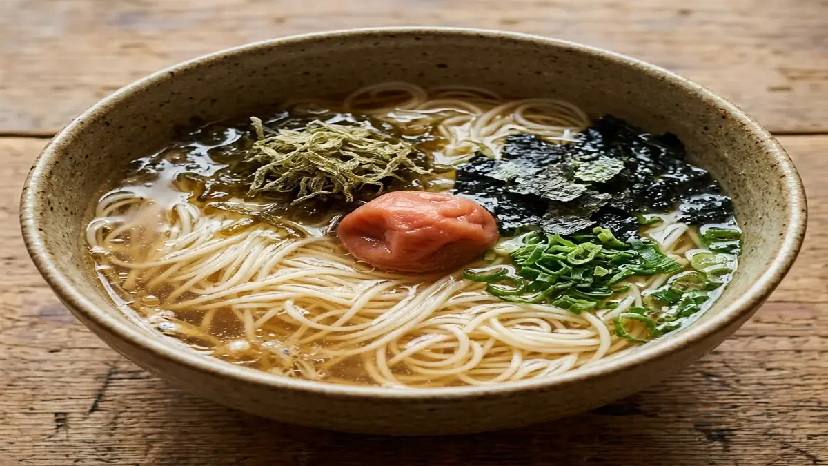 煮干しだしのにゅうめん