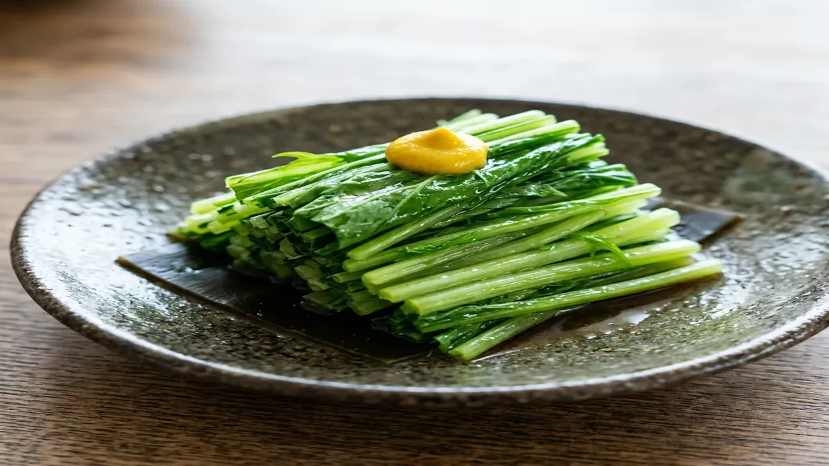 水菜のからしおひたし