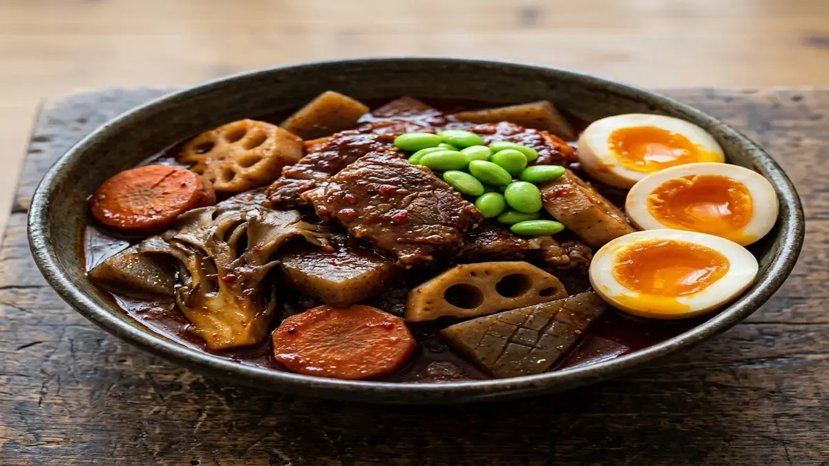 牛肉と根菜のコチュジャンお煮しめ