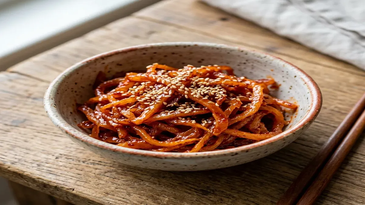さきいかのピリ辛あえ