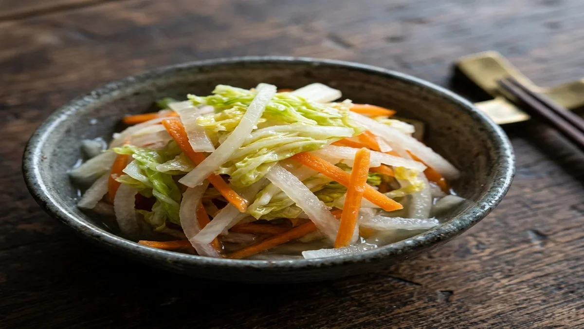 残り野菜の切り漬け