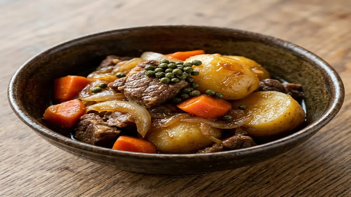 さんしょう風味の肉じゃが