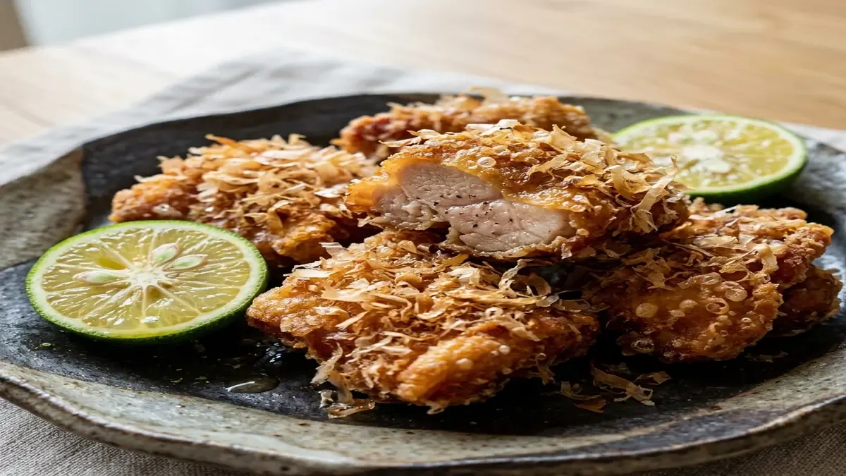鶏肉のおかか揚げ