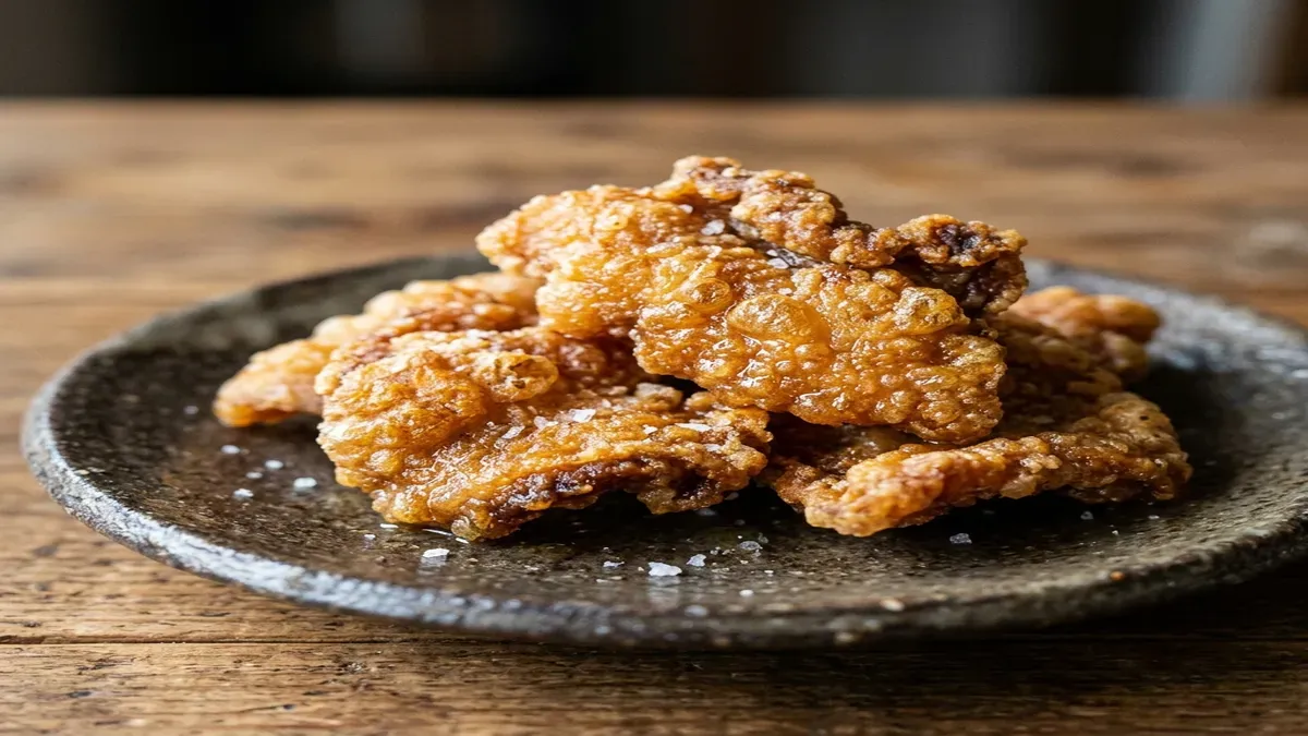鶏皮のから揚げ