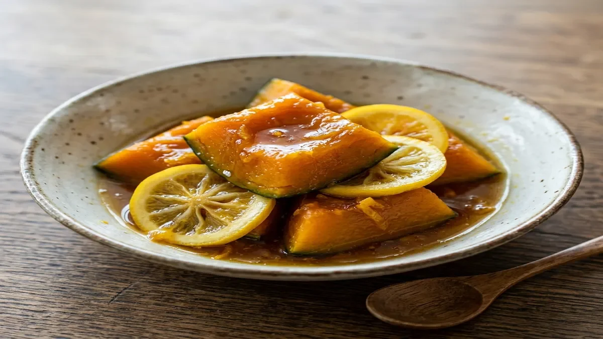 かぼちゃのはちみつレモン煮