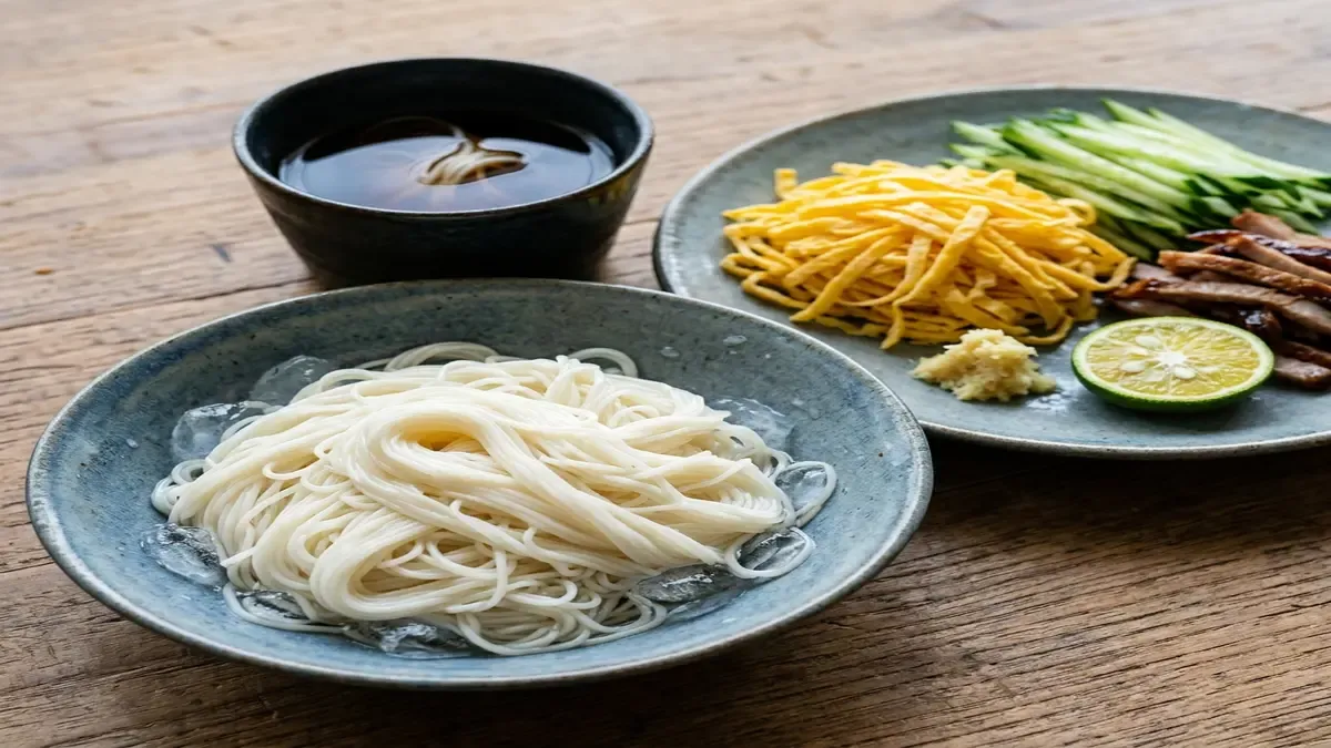 彩りそうめん