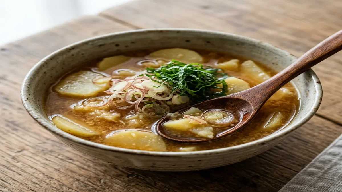 おじゃがの冷やしみそ汁