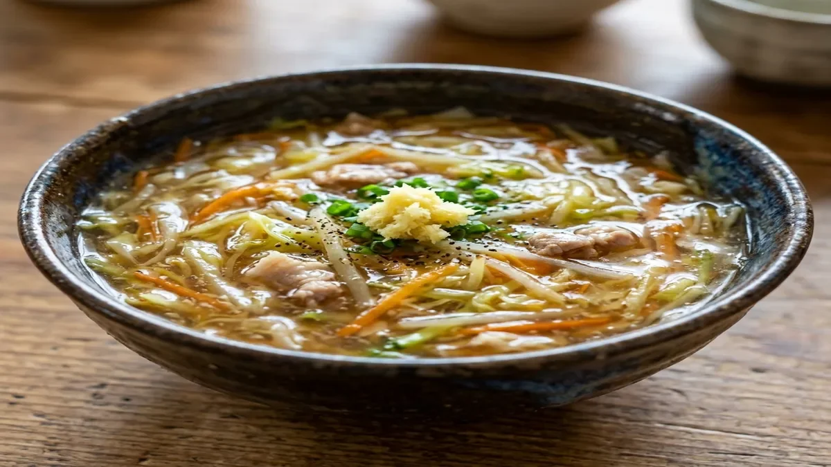 残り野菜のとろみ椀