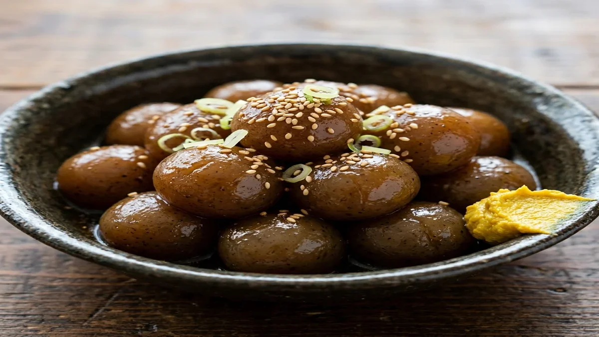 玉こんにゃくの煮物