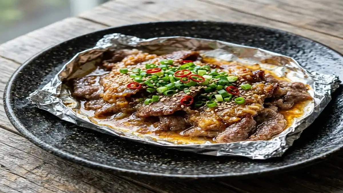 ねぎみそ牛肉