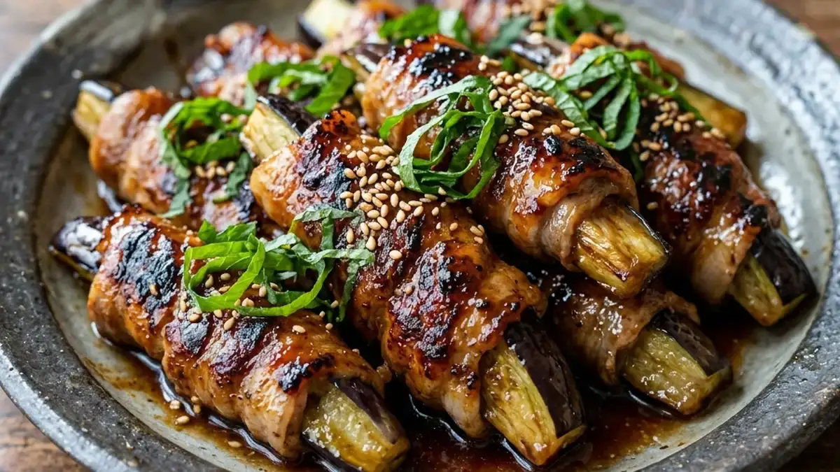 肉巻きナス
