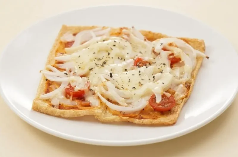 【相葉マナブ】新玉ねぎの油揚げピザトーストのレシピ 新玉ねぎで旬の産地ごはん