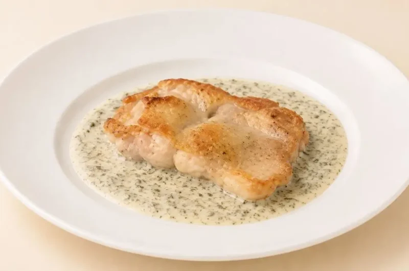 【きょうの料理】鶏肉のソテー海苔クリームソースのレシピ しらいのりこさん強火で行こうぜ！