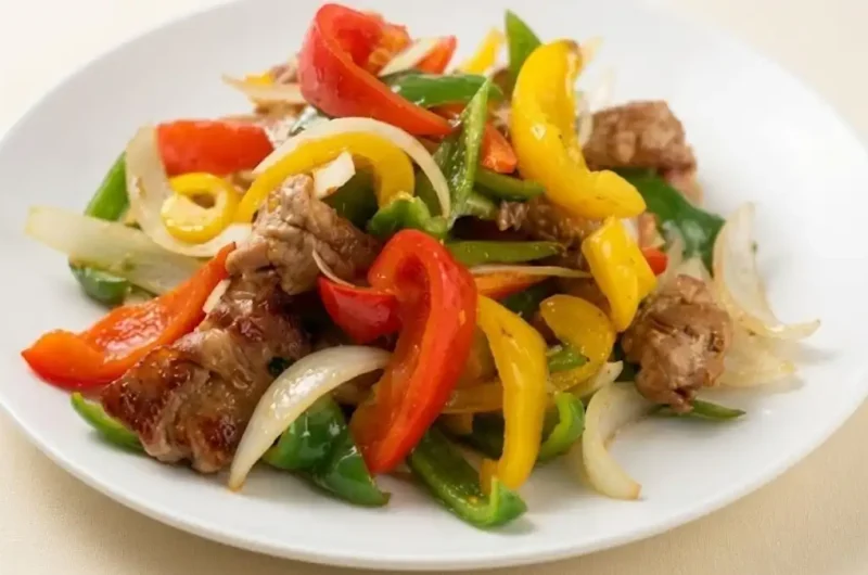 【きょうの料理】豚肉とカラフル野菜のレモンじょうゆ炒めのレシピ タサン志麻さん小さな台所