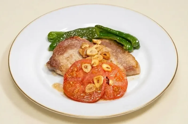 【きょうの料理】ガーリックポークソテーのレシピ 藤野嘉子さん