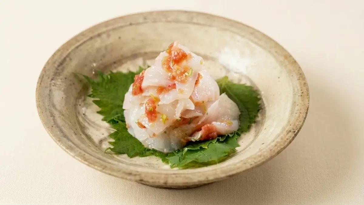 魚介の梅あえ