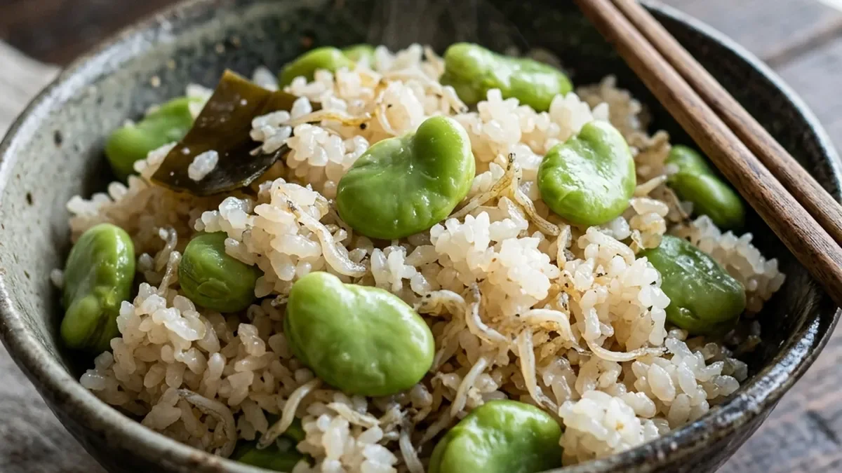 そら豆ごはん