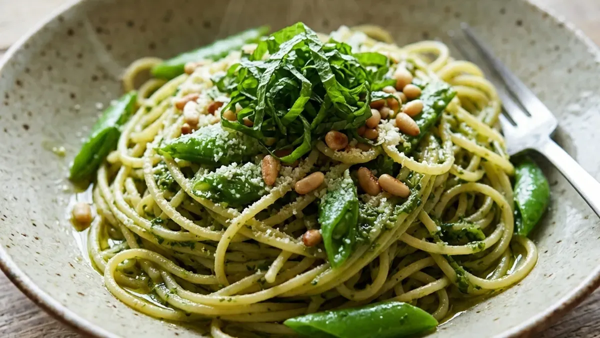 しそ・ベーゼでうれしそパスタ