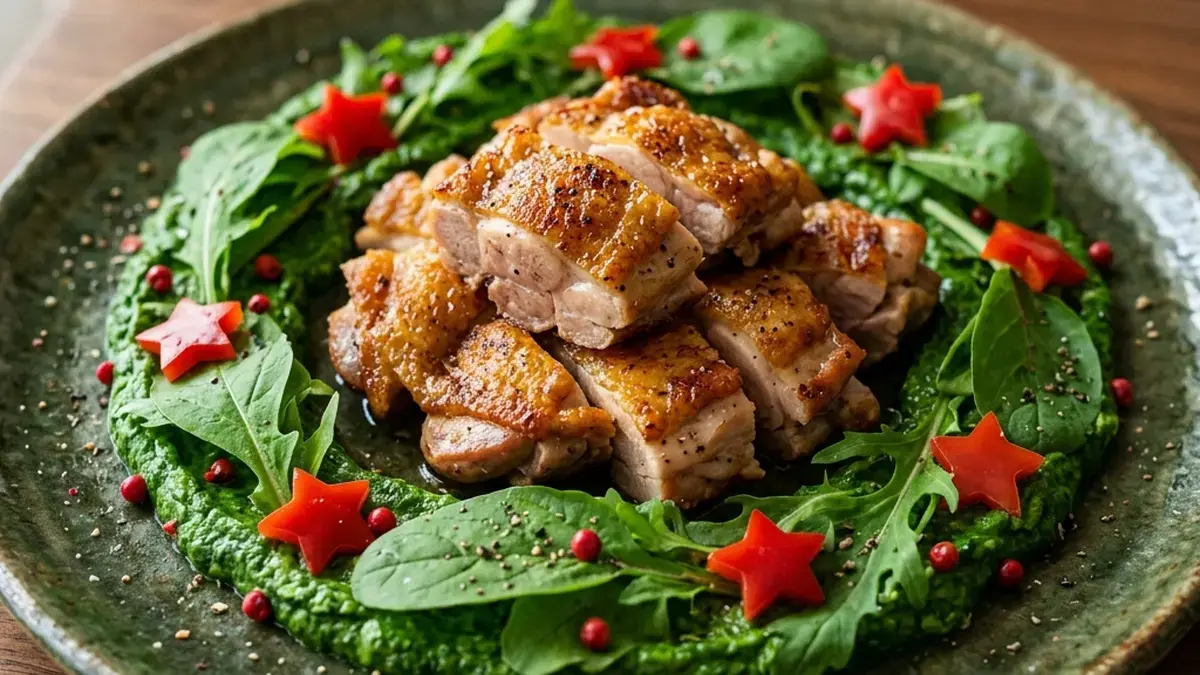 クリスマスリースチキン
