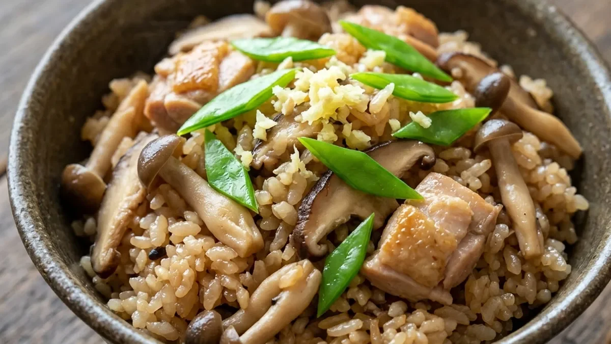 まるで炊き込みきのこご飯
