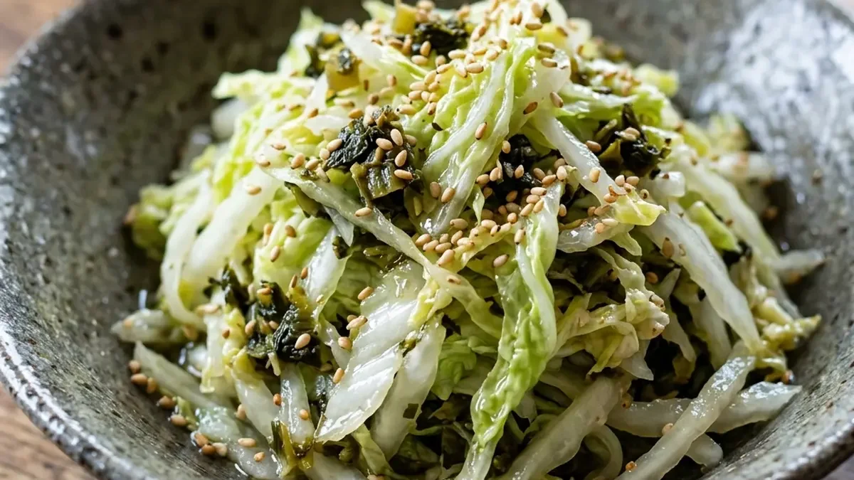 白菜のお袋あえ