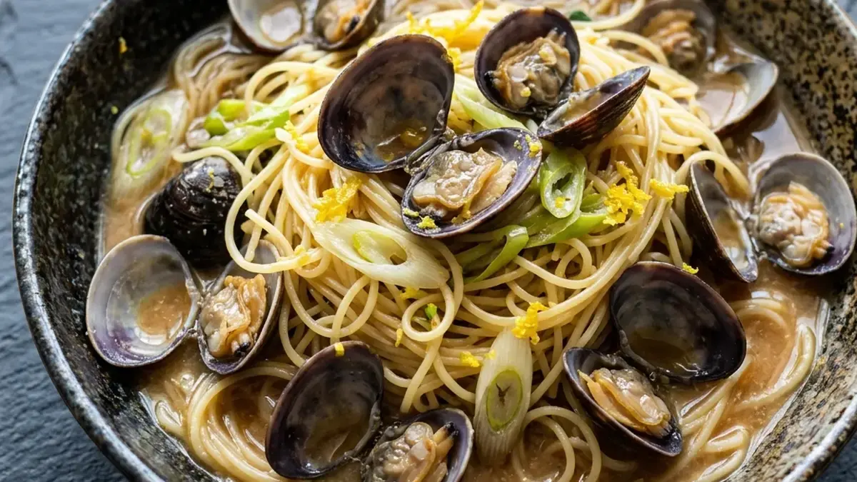 しじみのおみそれパスタ