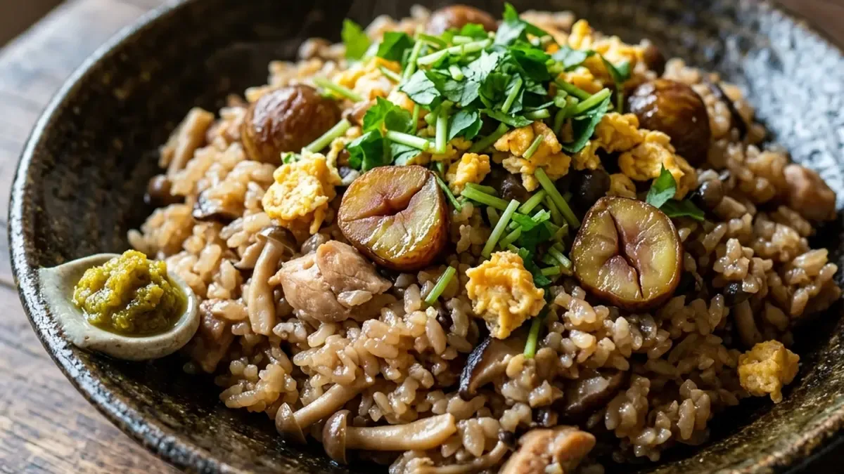 きのこの吸いトリ混ぜご飯