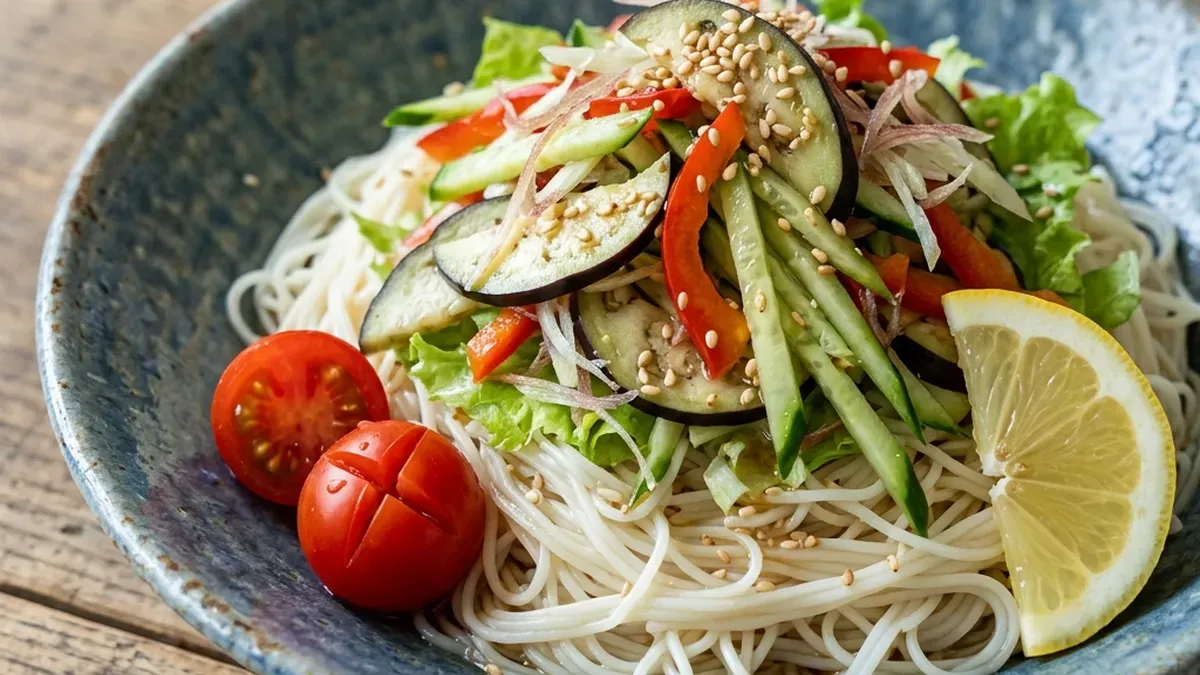 夏野菜そうめん