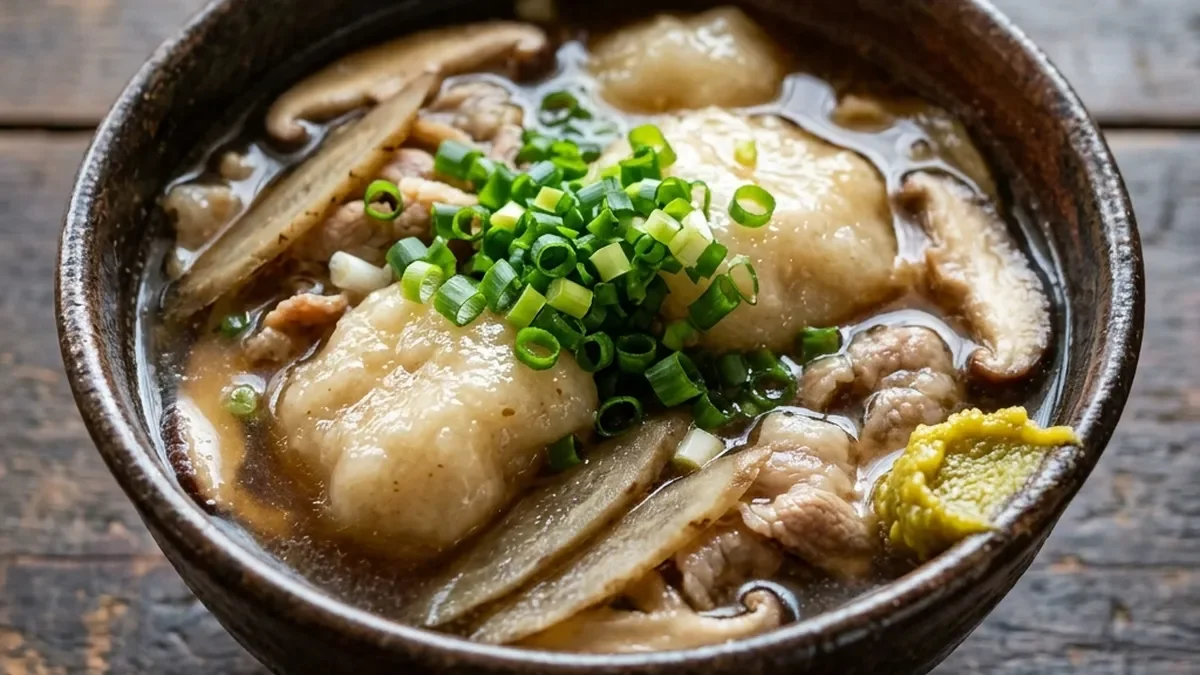 山芋だんごのモチモチ煮