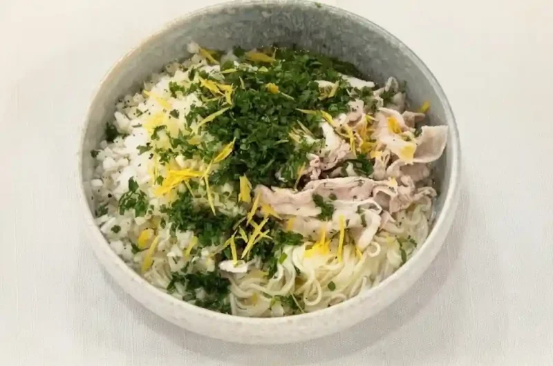 【あさイチ】塩レモンそうめんのレシピ 長谷川あかりさんみんなゴハンだよ
