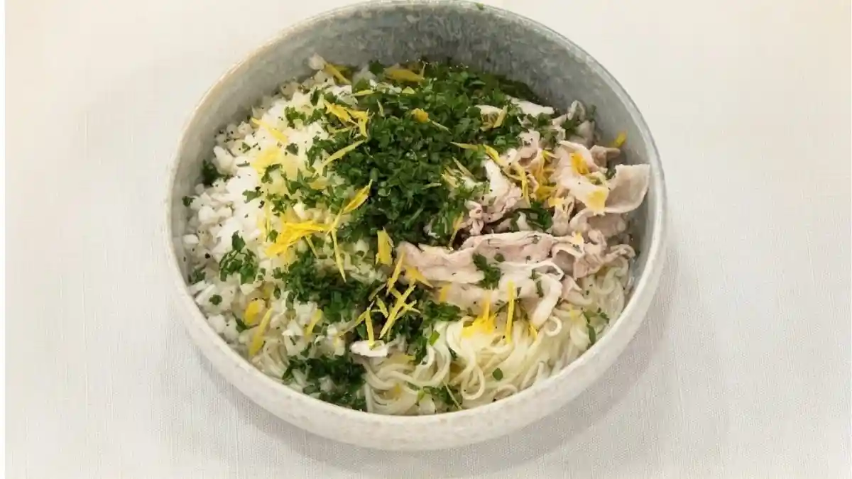 あかり流塩レモンそうめん