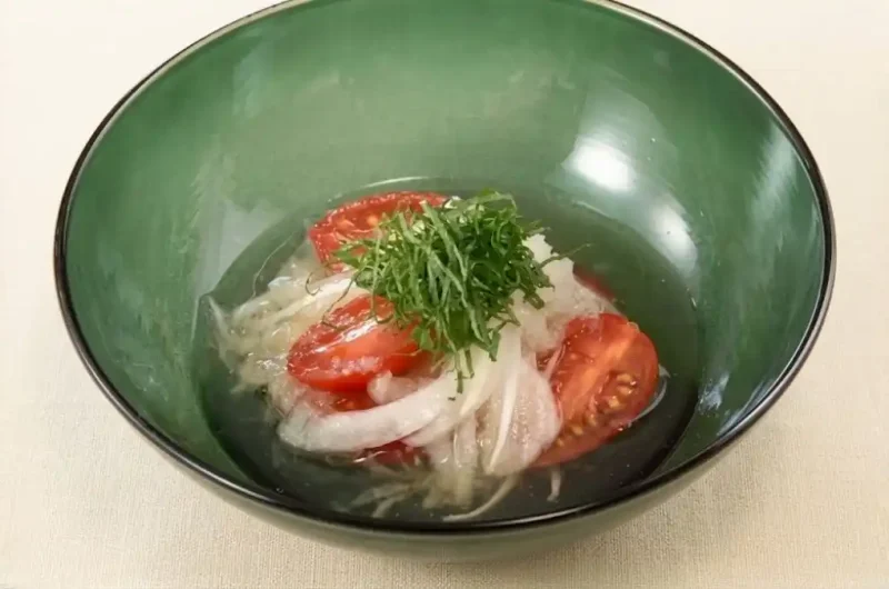 【きょうの料理】玉ねぎ&トマトのレモンみぞれ酢あえのレシピ 上野直哉さん夏のあえ物