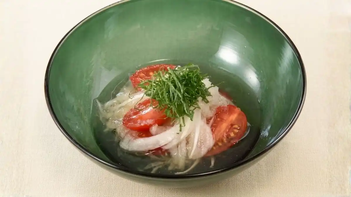 玉ねぎ&トマトのレモンみぞれ酢あえ