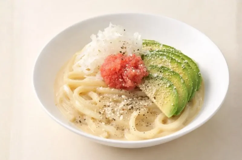 【きょうの料理】アボカド明太カルボうどんのレシピ 山本ゆりさんボリュームたっぷり!夏のおうち麺
