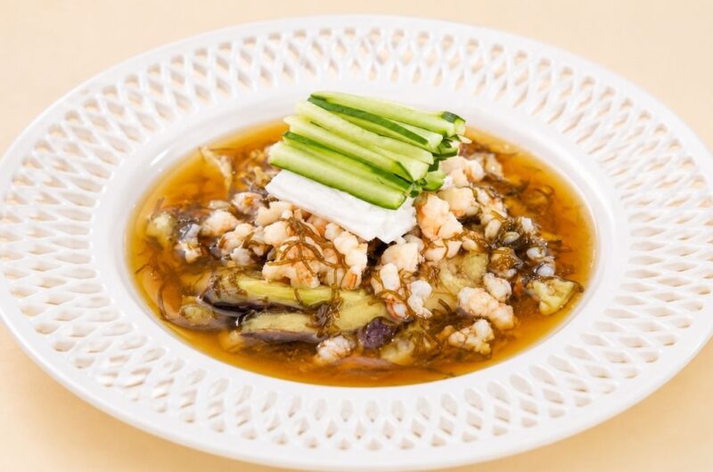【沸騰ワード】冷やしナス エビもずくソースのレシピ 志麻さん夏料理