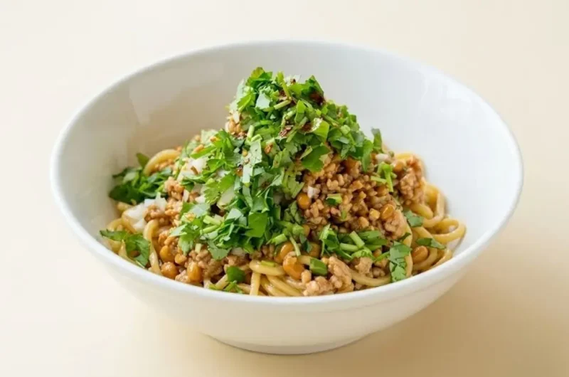 【きょうの料理】炒め納豆のあえ麺のレシピ 和田明日香さん香りで食べる麺