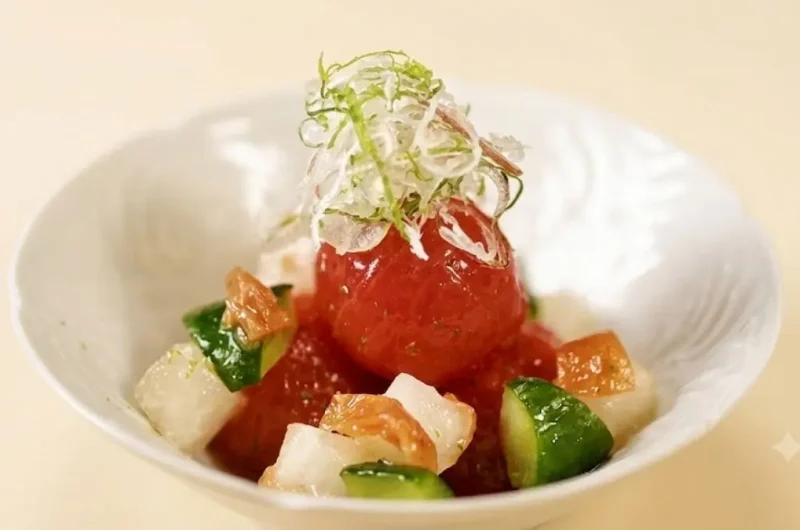 【あさイチ】ミニトマトの含め煮 梅肉仕立てのレシピ 荻野聡士さんトマト三変化