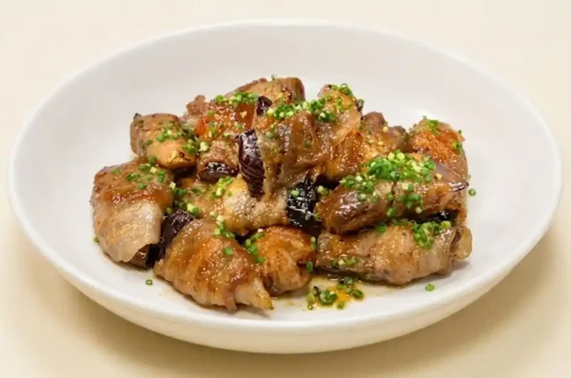 【きょうの料理】なすの豚肉巻き照り焼きのレシピ 村田明彦さんなすを制する者は夏を制す!