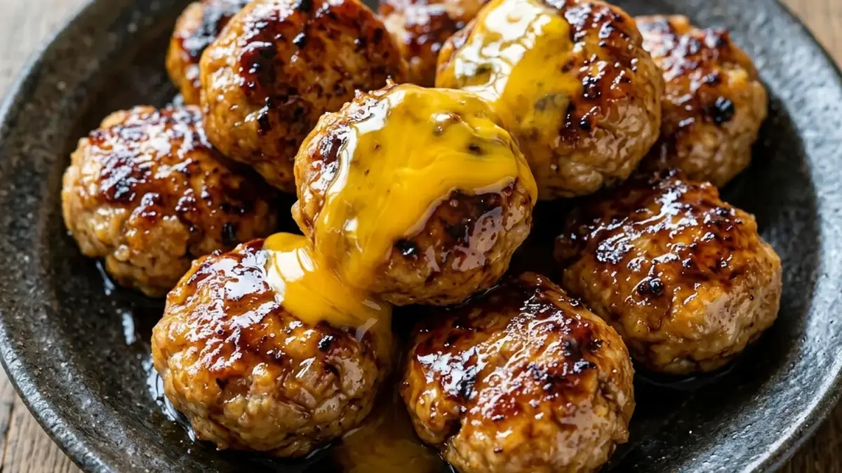 ふんわりつくねの照り焼き