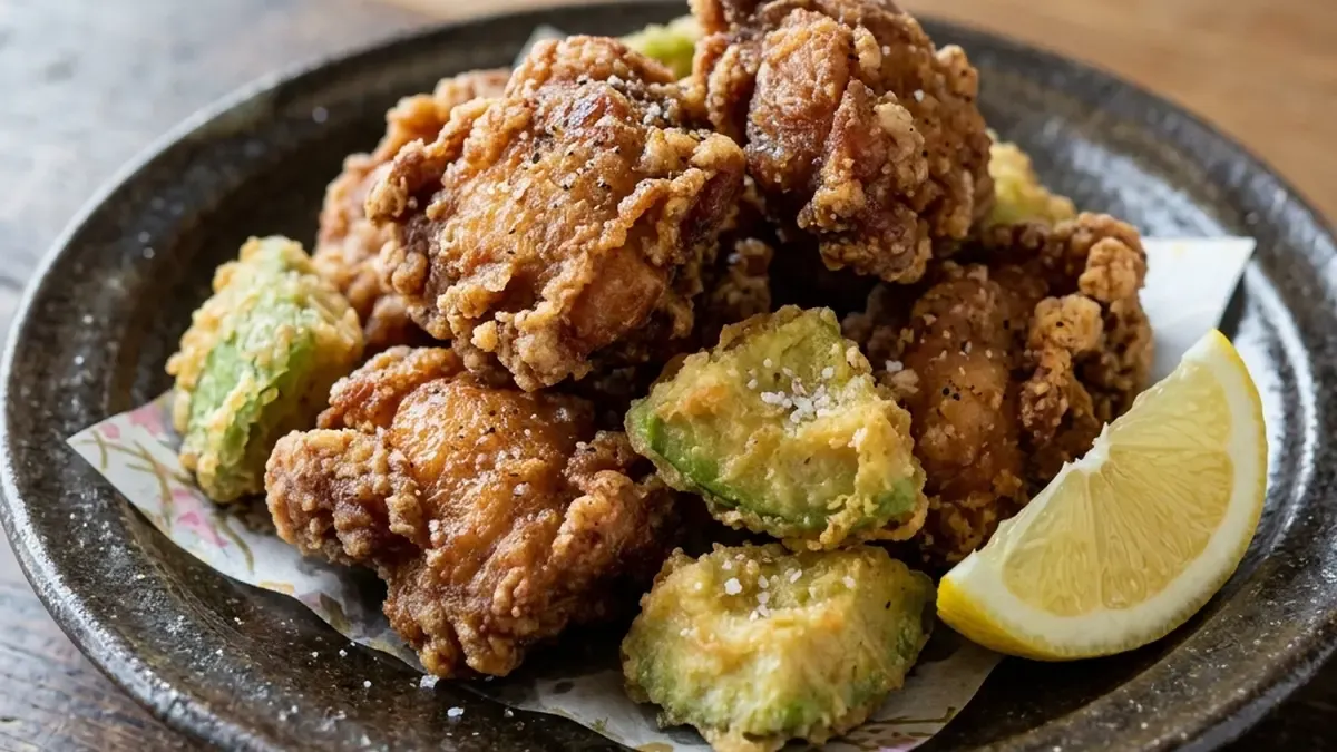 鶏とアボカドのから揚げ