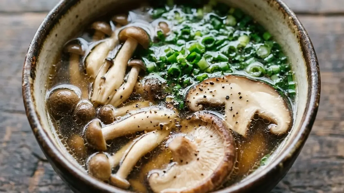 きのこのスープ
