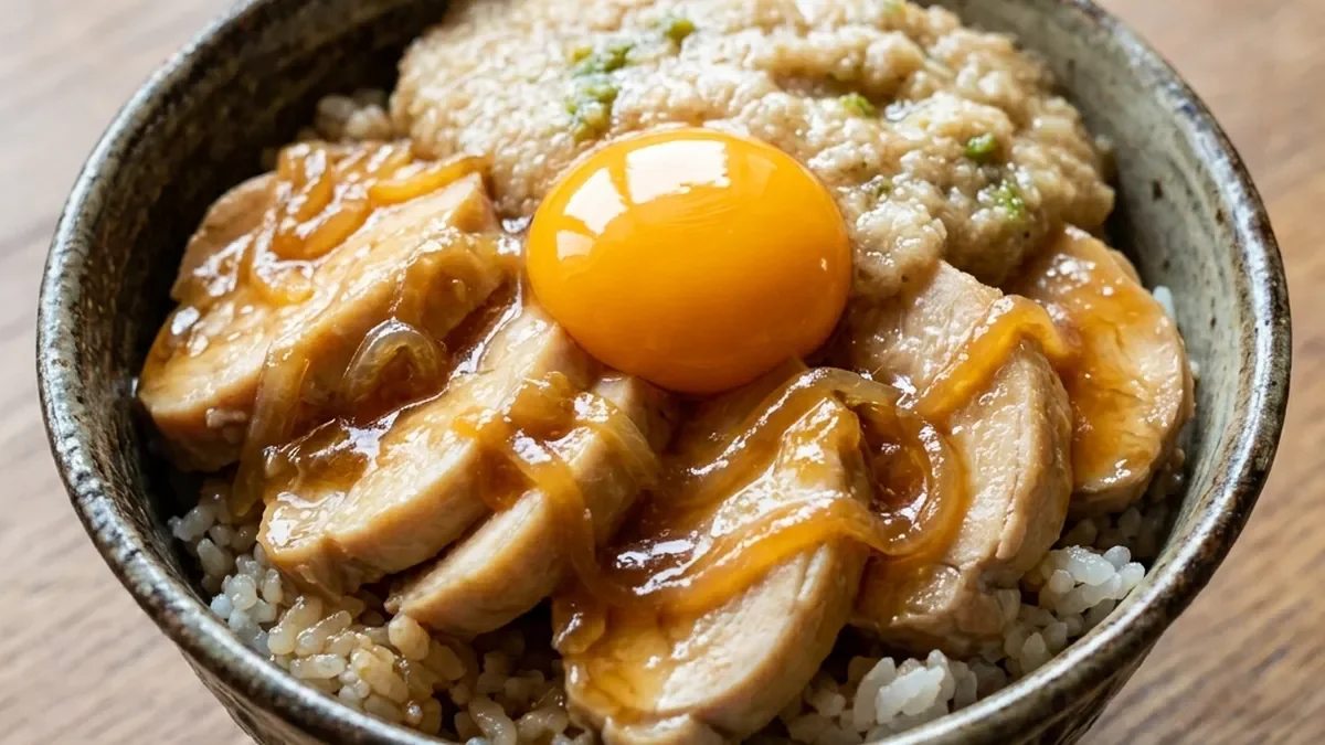 真夏の親子丼