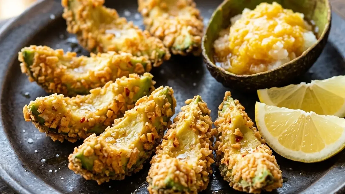 アボカドのおかき揚げ